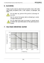 Предварительный просмотр 22 страницы Testec 15014 Instruction Manual