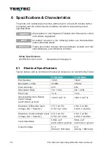 Preview for 18 page of Testec 15601 User Manual