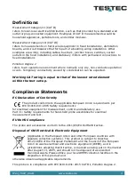 Preview for 5 page of Testec TT-SI 7002 Instruction Manual