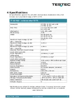 Preview for 9 page of Testec TT-SI 7002 Instruction Manual