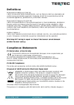 Preview for 5 page of Testec TT-SI 8000 Series Instruction Manual