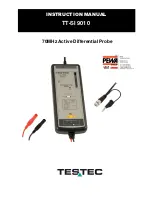 Preview for 1 page of Testec TT-SI 9010 Instruction Manual