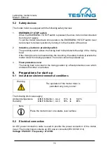 Предварительный просмотр 15 страницы TESTING 1.0204.LV Operating Instructions Manual