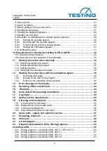 Предварительный просмотр 3 страницы TESTING 1.0205 Operating Instructions Manual