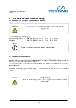 Предварительный просмотр 16 страницы TESTING 1.0205 Operating Instructions Manual