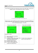 Предварительный просмотр 25 страницы TESTING 1.0205 Operating Instructions Manual