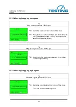 Предварительный просмотр 35 страницы TESTING 1.0205 Operating Instructions Manual