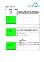 Предварительный просмотр 40 страницы TESTING 1.0205 Operating Instructions Manual