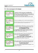 Предварительный просмотр 43 страницы TESTING 1.0205 Operating Instructions Manual