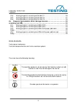 Preview for 4 page of TESTING 1.0206.01 Operating Instructions Manual