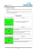 Preview for 28 page of TESTING 1.0206.01 Operating Instructions Manual