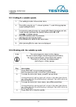 Preview for 31 page of TESTING 1.0206.01 Operating Instructions Manual