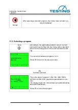 Preview for 39 page of TESTING 1.0206.01 Operating Instructions Manual