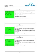 Preview for 40 page of TESTING 1.0206.01 Operating Instructions Manual