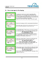 Preview for 42 page of TESTING 1.0206.01 Operating Instructions Manual