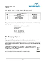 Preview for 46 page of TESTING 1.0206.01 Operating Instructions Manual