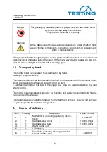 Preview for 6 page of TESTING 1.0206.07 Operating Instructions Manual