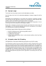 Preview for 10 page of TESTING 1.0206.07 Operating Instructions Manual