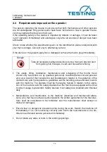 Preview for 11 page of TESTING 1.0206.07 Operating Instructions Manual