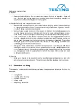 Preview for 13 page of TESTING 1.0206.07 Operating Instructions Manual