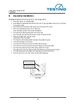 Preview for 22 page of TESTING 1.0206.07 Operating Instructions Manual