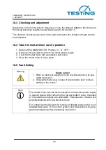 Preview for 40 page of TESTING 1.0206.07 Operating Instructions Manual