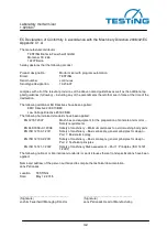 Preview for 42 page of TESTING 1.0206.07 Operating Instructions Manual