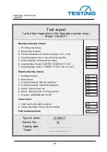 Preview for 49 page of TESTING 1.0206.07 Operating Instructions Manual