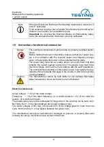 Preview for 8 page of TESTING 1.0290 Operating Manual