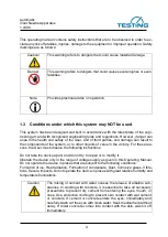 Preview for 4 page of TESTING 1.0306 Operating Manual