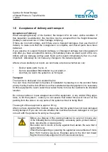 Preview for 6 page of TESTING 1.0330 Operating Manual