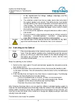 Preview for 9 page of TESTING 1.0330 Operating Manual