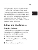 Предварительный просмотр 9 страницы TESTO 0554 0452 Instruction Manual