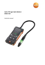 TESTO 0560 3161 Instruction Manual preview