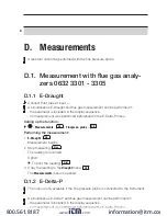 Предварительный просмотр 8 страницы TESTO 0632 3301 Instruction Manual And Users Manual