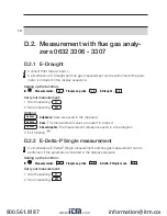 Предварительный просмотр 10 страницы TESTO 0632 3301 Instruction Manual And Users Manual