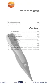 Предварительный просмотр 13 страницы TESTO 0632 3330 Application Information