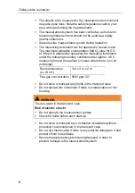 Preview for 8 page of TESTO 0632 3800 Instruction Manual