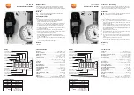 Preview for 1 page of TESTO 175-T3 Short Instruction Manual