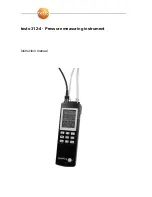 TESTO 312-4 Instruction Manual preview