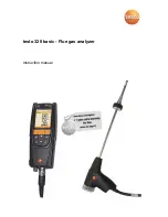 TESTO 320 basic Instruction Manual preview