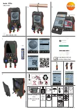 Предварительный просмотр 1 страницы TESTO 550s Quick Start Manual