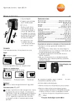 Preview for 6 page of TESTO 605-H1 Instruction Manual