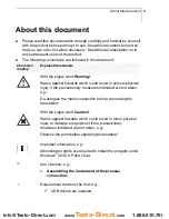 Preview for 3 page of TESTO 6600 Instruction Manual