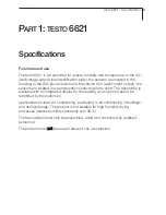 Preview for 5 page of TESTO 6621 Instruction Manual