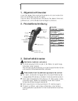 Preview for 2 page of TESTO 830-T1 Instruction Manual