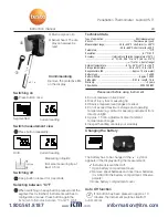 Preview for 2 page of TESTO 905-T1 Instruction Manual