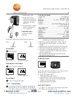 Preview for 1 page of TESTO 905-T2 Instruction Manual