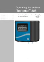 Testomat 808 Operating Instructions Manual предпросмотр