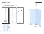 Preview for 2 page of Testrite Visual Privacy Stand PVC3 Manual